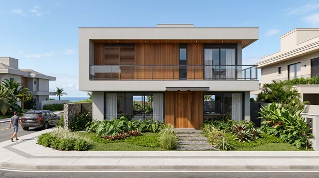 Casa Entreplanos, visualização arquitetônica