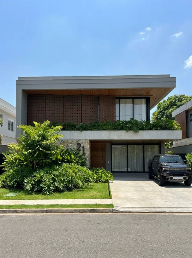 Casa Jardim Suspenso, visualização arquitetônica