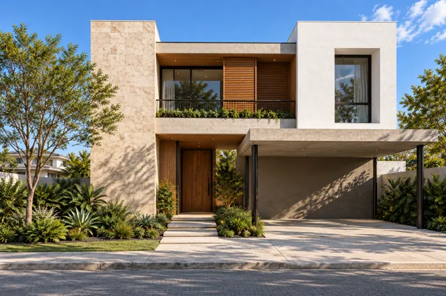 Casa Jardim, visualização arquitetônica